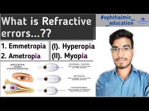 Emmetropia and Ametropia || Refractive errors of eye || M.K.Sharma [Ophthalmic Education]