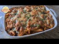 Baked pasta recipe  cheesy pasta bake recipe  creamy pasta easy recipe