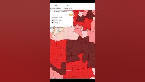 Land Price Mapping Made Easy with GIS! #urbanplanning #gis #mapog #spatialanalysis #realestatetech
