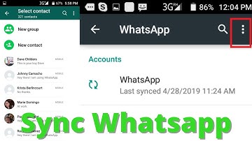 How to sync whatsapp contacts