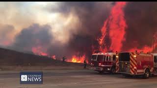 Fires still burning in california