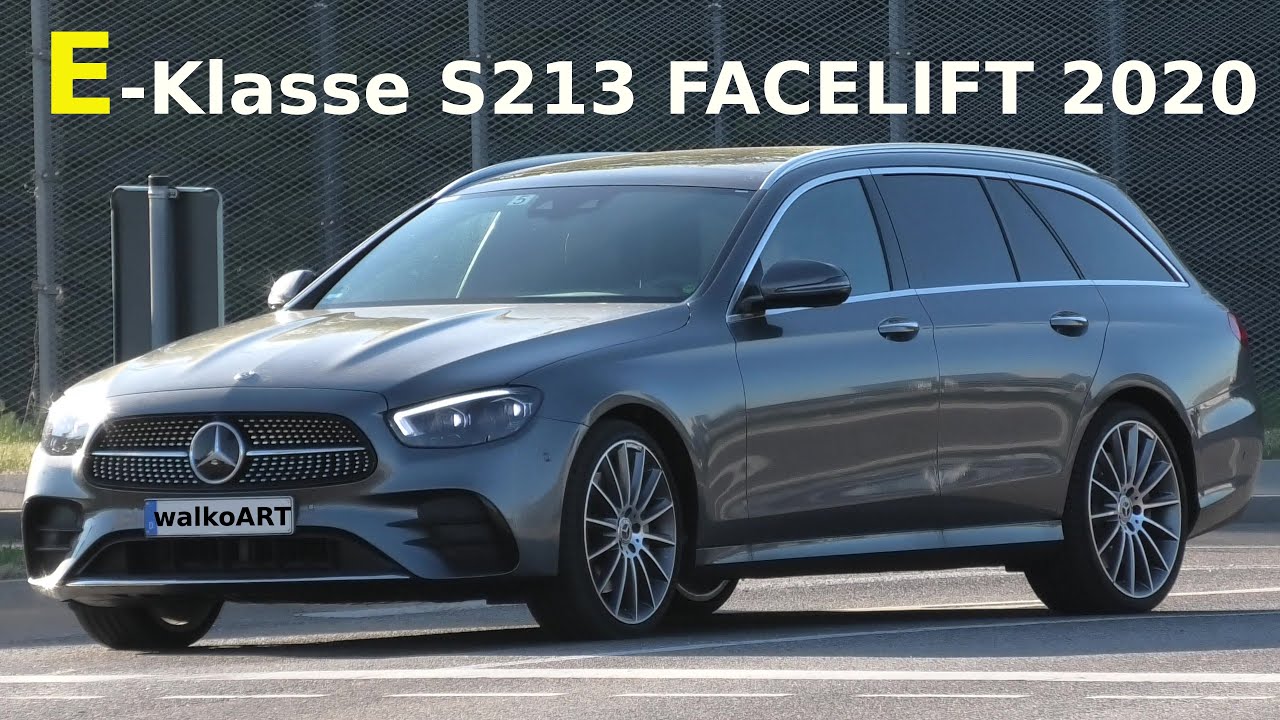 Mercedes-Benz E-Klasse E-Class Facelift S213 T-Modell 2020 * 4K SPY VIDEO 