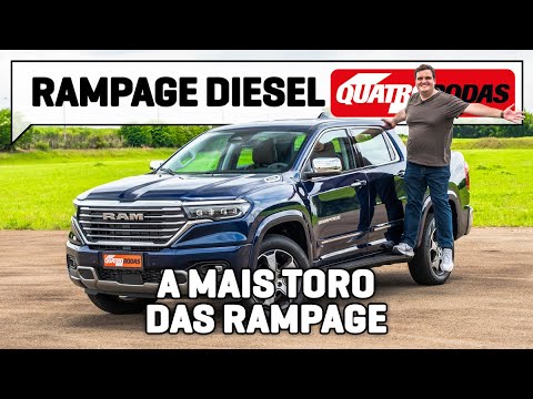 Rampage Laramie diesel é mais forte que a Toro, mas é LENTA como carro 1.0