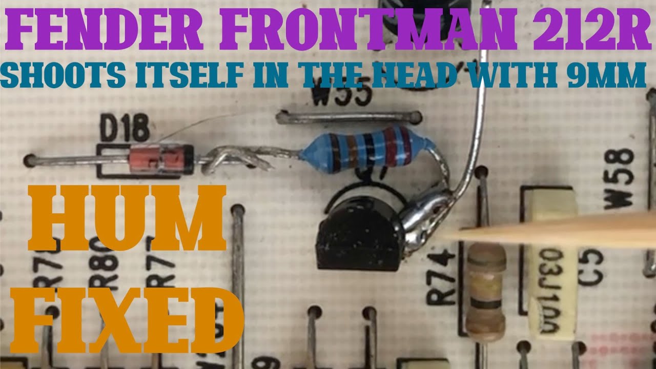 Fender Frontman Lobotomy hum problem YouTube