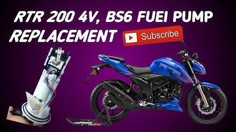 RTR 200 4v, Bs6 Fuel Pump Replace ,, or ,, Running Off Problem Solve👩‍🔧👨‍🔧