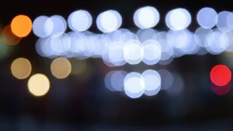 Blurred Disco Lights At Night Stock Footage