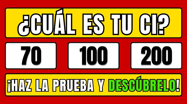 Prueba de CI - Preguntas reales de pruebas de CI para evaluar tu inteligencia (Test de IQ)