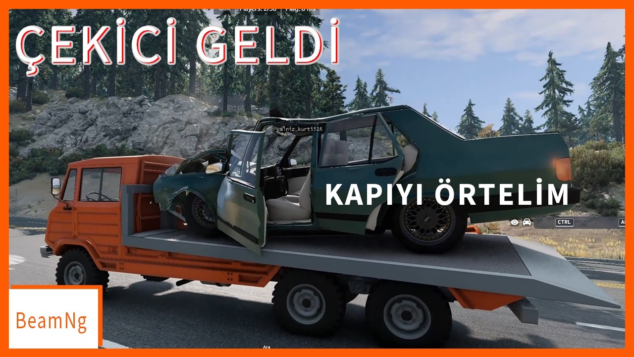 BeamNg Drive Tofaşı çekiciye yükledik