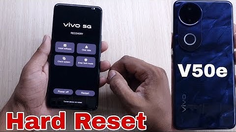 Vivo V50e 5G Full Reset