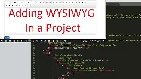 Responsive WYSIWYG Text Editor with jQuery, Bootstrap and LineControl Editor