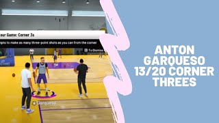 Anton Garqueso 13 Out Of 20 Corner Threes