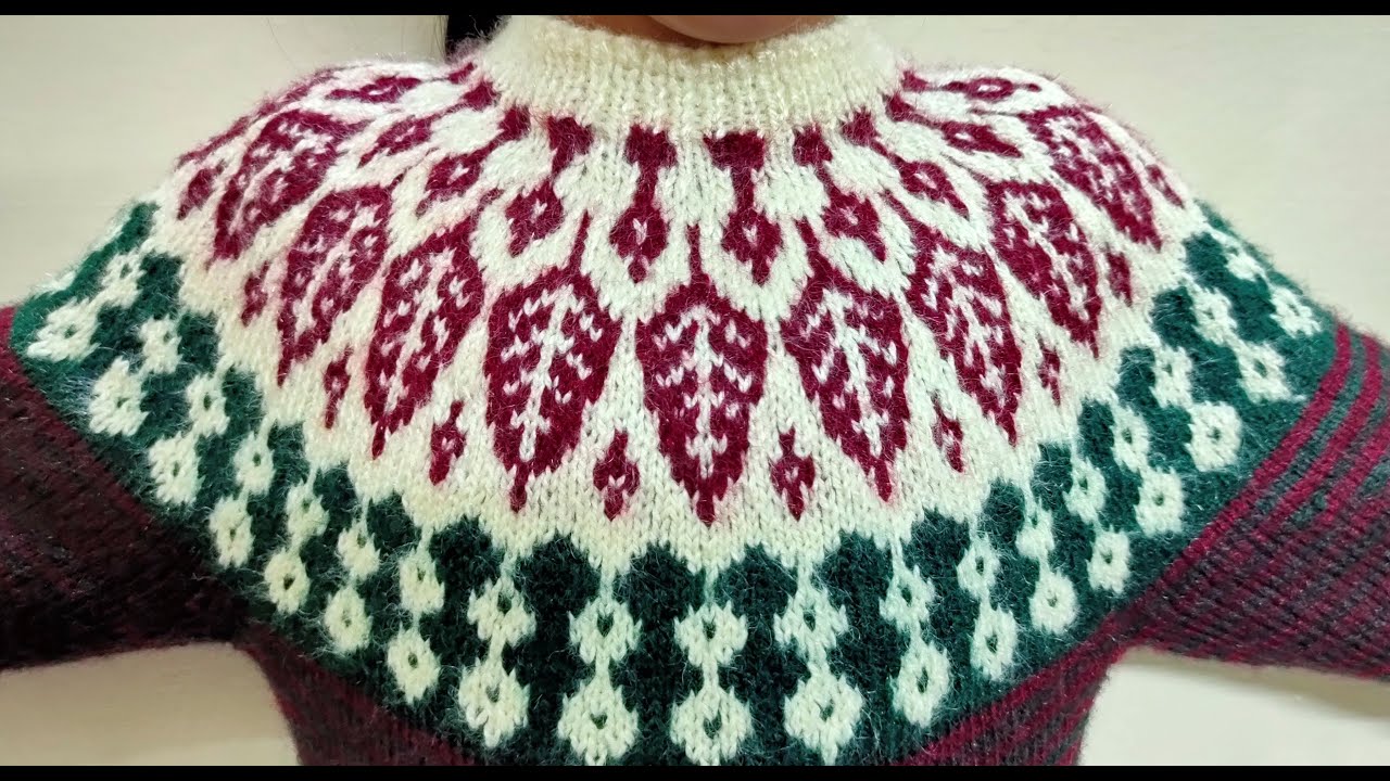 Knitting Beautiful Sweater For Kids Complete Tutorial | Woolen Sweater For 5-8 Years  Old Kids