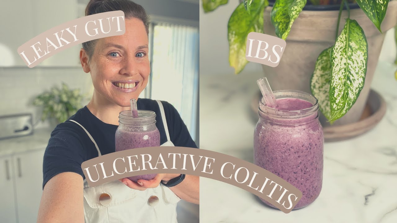 Anti Inflammatory & Antioxidant Smoothie for Gut Health Leaky Gut, Ulcerative Colitis, IBS
