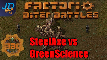 Factorio PvP Biter Battles ⚙️ BBChampions ⚙️ SteelAxe vs GreenScience