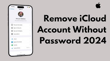 How to Remove iCloud Account without Password - iOS 17 (2024)