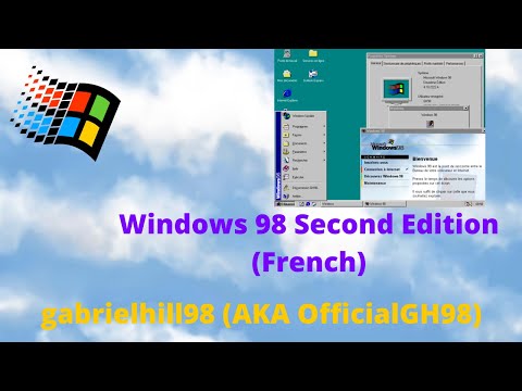 Running Windows 98 Second Edition (French) inside Windows XP (Virtual PC 2007)