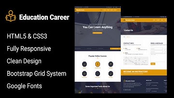 Education Career - Education HTML Responsive Template | Themeforest Website Templates and Themes