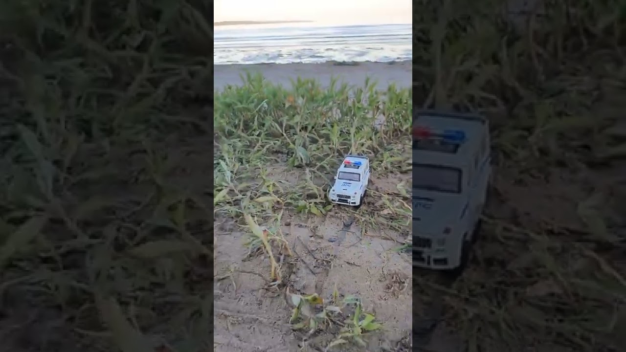 Полицейский гелик в засаде.