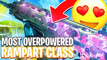 THE MOST BROKEN RAMPART 17 CLASS SETUP DROPS 100 + KILLS (BEST RAMPART 17 CLASS AFTER UPDATE 1.25)