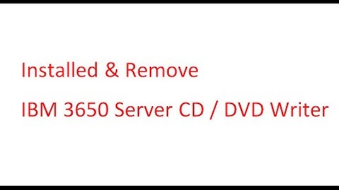 How to Install IBM SERVER CD ROM 3650 M4 SERVER