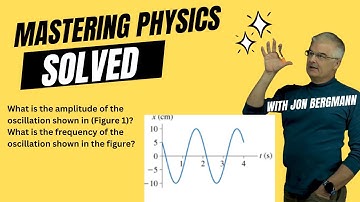 Mastering Physics Solved! What is the amplitude of the oscillation shown in (Figure 1)?What is the