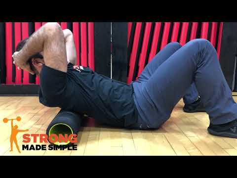 Foam Roller Thoracic Extension Exercise