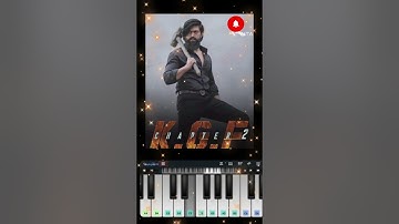🔥🔥KGF CH2 piano CHORDS #shorts #viral #youtubeshorts #ytshorts