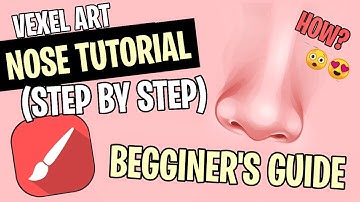 VECTOR / VEXEL NOSE TUTORIAL [ BEGGINER
