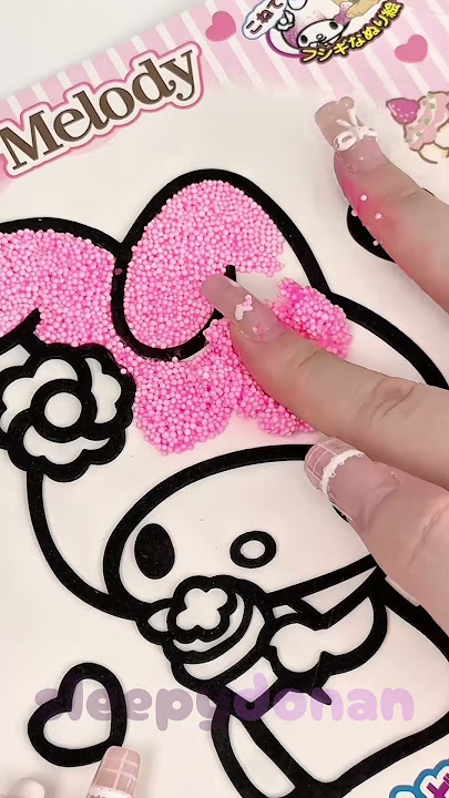 my melody painting💖 #sanrio #cute #mymelody