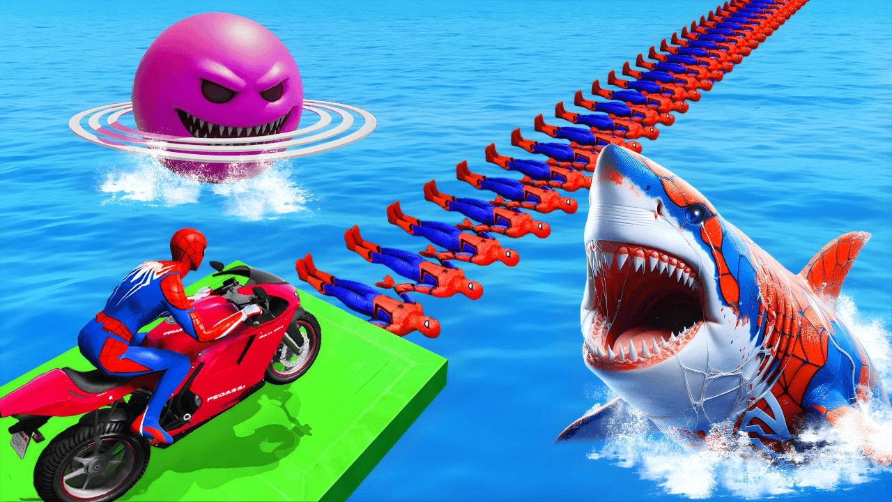 الرجل العنكبوت انقاذ باتمانSpider-Man Rescue batman vs iron man vs venom funny Game GTA 5 superhero