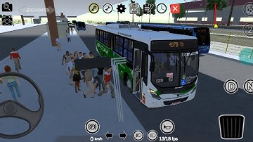 Proton bus simulator no Android map Aricanduva linha 407B-10 com Marcopolo Torino S