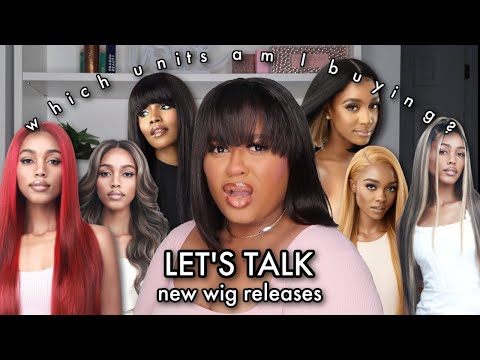 🤔☕️ WHAT'S TEA?! Let's Talk NEW Synthetic Wig Releases from Outre + Sensationnel! - Courtney Jinean