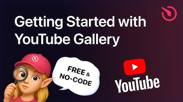 How to Set Up Your YouTube Gallery Widget