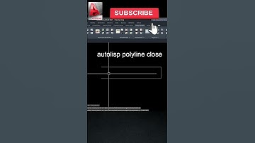 close a polyline autocad -YT shorte