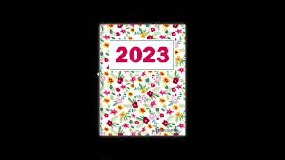 تقويم ميلادي لسنة 2023 بألوان زاهية وعلى صفحتين {29 صفحة}