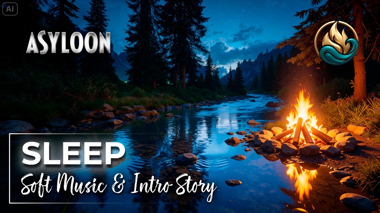 Midnight River Glow | Sacred Rest & Inner Peace | Intro Story & 432Hz (4K)