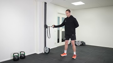 Internal shoulder rotation with Single turn Buckle - kPulley Pro