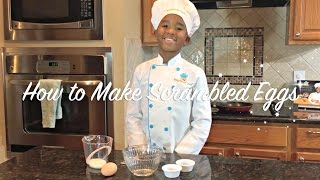 Teaching Kids How To Make Scrambled Eggs