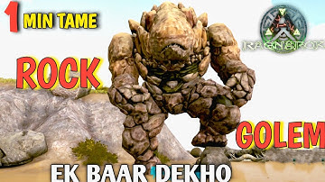 ROCK ELEMENTAL MAX LVL TAME FINALLY FULL GUIDE | GOLEM | ARK ULTIMATE MOBILE EDITION | EP #14