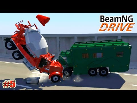 BeamNG.drive карта МАТРИЦА (Matrix Freeway) (Crash test) 5 серия
