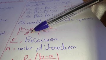 Méthode de résolution des équations non-linéaire ( Bissection ; point fixe ; Newton Raphson)