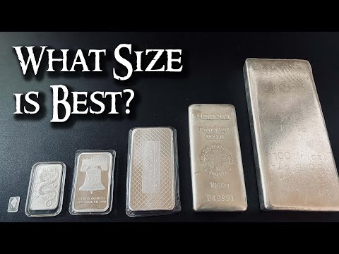 The Best Silver Bar Size For Silver Stacking Or Silver Investing