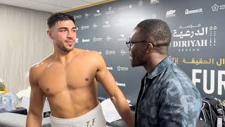 DEJI & TOMMY FURY DISCUSS WIN OVER JAKE PAUL POST FIGHT & IMMEDIATE REACTION FROM DEJI