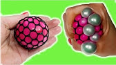 DIY Mini Squishy Mesh Stress Ball! Changes Color Stress Ball! - YouTube