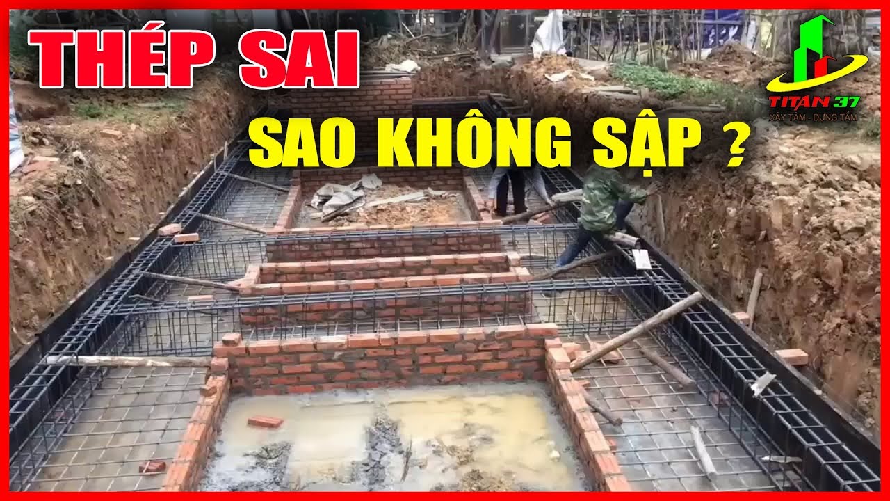 Thép móng băng SAI nhà không SẬP. Bố trí thép móng băng đúng kỹ ...