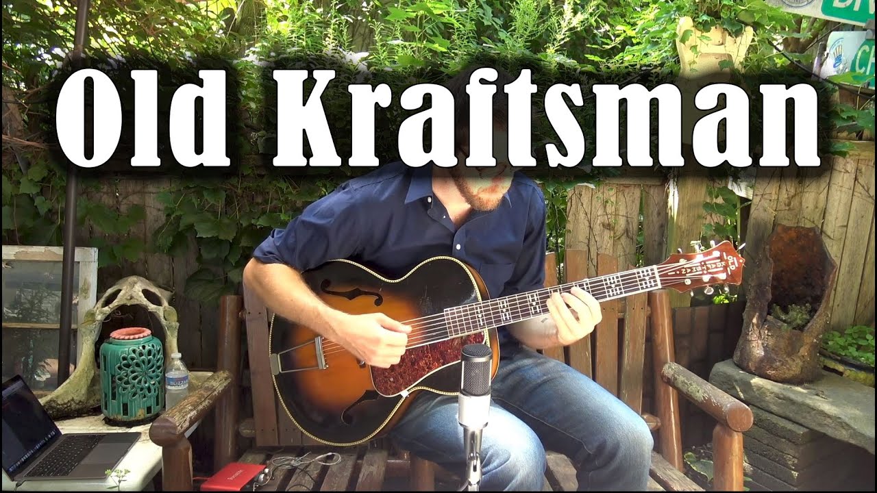 Old Kraftsman Archtop with Thor Jensen at Collar City Guitars YouTube