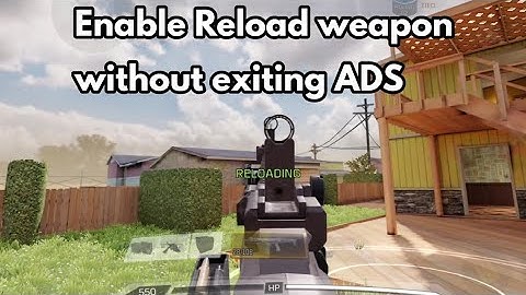 How to reload weapons without exiting ADS in COD Mobile | Call of Duty Mobile | S11 new feature