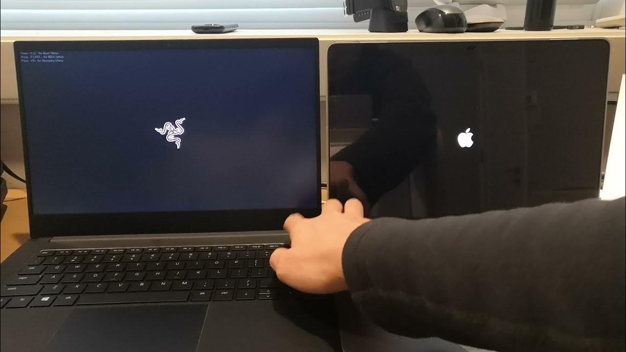 Razer Blade 14 2021 vs M1 MacBook Pro Boot Time YouTube