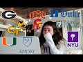 College Decision Reactions + where I'm attending (NYU, Duke, Emory, & more)