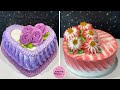 Most Satisfying Heart Cake Decorating Tutorials For Love Anniversary | Part 367